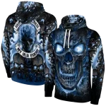west virginia mountaineers demonic skull blue black hoodie best selling