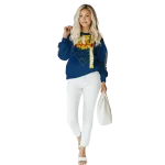 west virginia mountaineers football heartbeat blue hoodie best selling