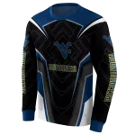 west virginia mountaineers futuristic pattern blue black hoodie best selling