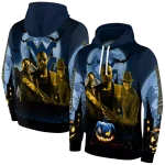 west virginia mountaineers halloween vibes blue black hoodie best selling