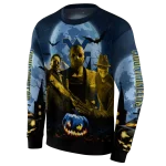 west virginia mountaineers halloween vibes blue black hoodie best selling