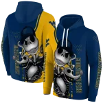 west virginia mountaineers jack skellington blue hoodie best selling