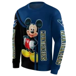west virginia mountaineers mickey mouse blue black hoodie best selling
