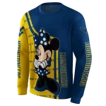 west virginia mountaineers minnie mouse blue hoodie best selling