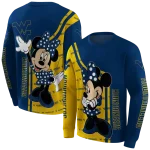 west virginia mountaineers minnie mouse blue hoodie best selling
