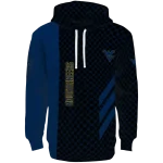 west virginia mountaineers monogram pattern blue hoodie best selling