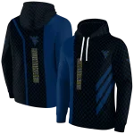 west virginia mountaineers monogram pattern blue hoodie best selling
