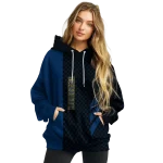 west virginia mountaineers monogram pattern blue hoodie best selling