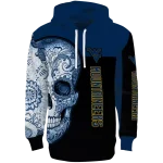 west virginia mountaineers sugar skull blue black hoodie best selling