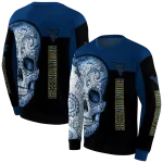 west virginia mountaineers sugar skull blue black hoodie best selling