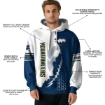 west virginia mountaineers triangular pattern blue white hoodie best selling