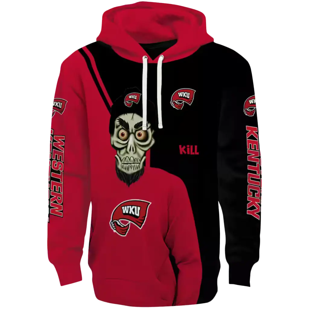 western kentucky hilltoppers achmed skull red hoodie best selling western kentucky hilltoppers achmed skull red hoodie best selling