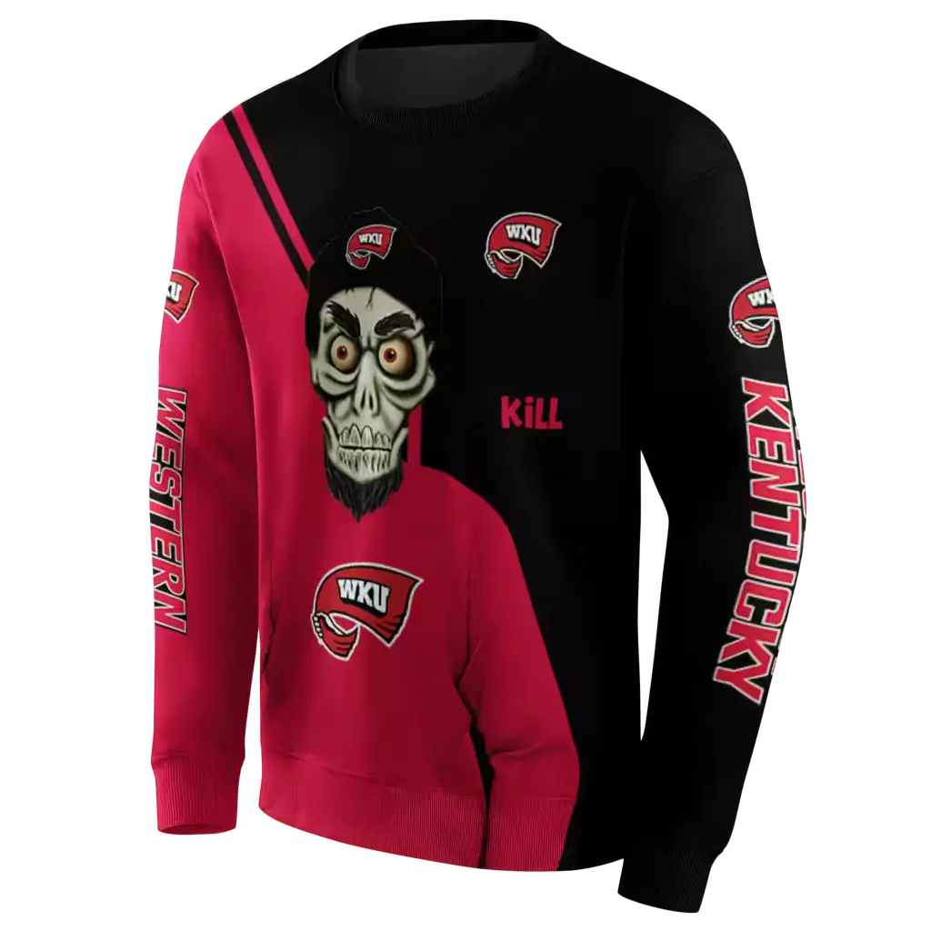 western kentucky hilltoppers achmed skull red hoodie new arrival western kentucky hilltoppers achmed skull red hoodie new arrival
