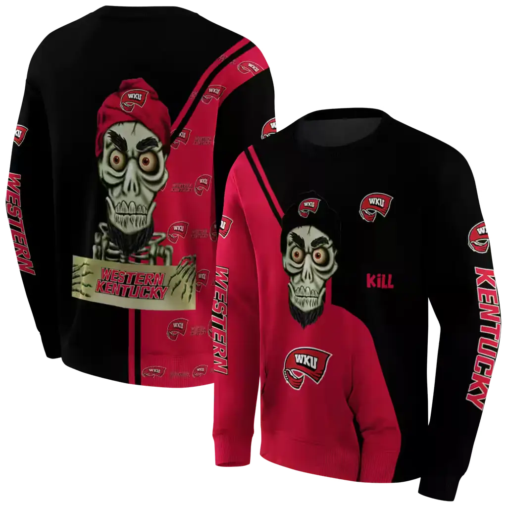 western kentucky hilltoppers achmed skull red hoodie premium grade western kentucky hilltoppers achmed skull red hoodie premium grade