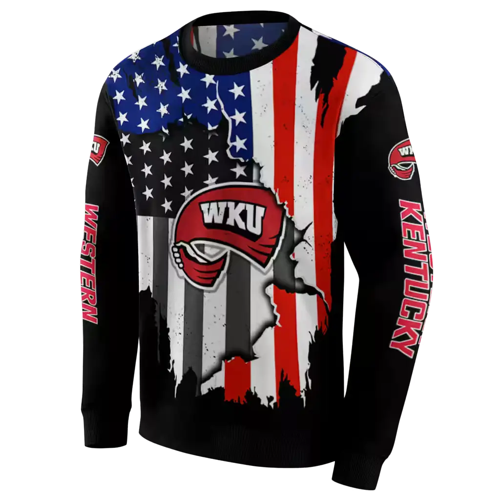 western kentucky hilltoppers american pride black hoodie new arrival western kentucky hilltoppers american pride black hoodie new arrival
