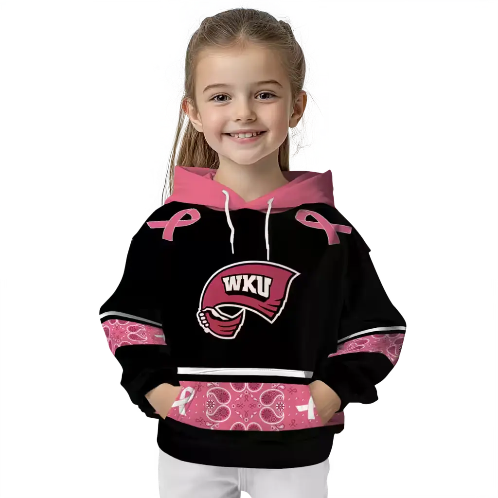 western kentucky hilltoppers awareness ribbon black pink hoodie top rated western kentucky hilltoppers awareness ribbon black pink hoodie top rated