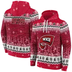 western kentucky hilltoppers christmas trees red hoodie best selling