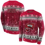 western kentucky hilltoppers christmas trees red hoodie best selling