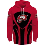 western kentucky hilltoppers concentric lines red black hoodie best selling