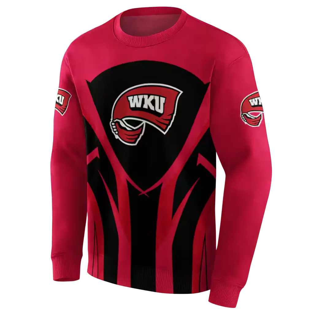 western kentucky hilltoppers concentric lines red black hoodie new arrival western kentucky hilltoppers concentric lines red black hoodie new arrival