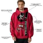 western kentucky hilltoppers football heartbeat red hoodie best selling