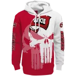 western kentucky hilltoppers graphic punisher red white hoodie best selling