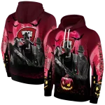 western kentucky hilltoppers halloween vibes red black hoodie best selling