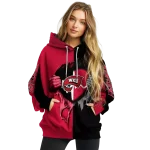 western kentucky hilltoppers heartbeat graphic red hoodie best selling