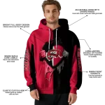 western kentucky hilltoppers heartbeat graphic red hoodie best selling