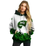 western kentucky hilltoppers lucky motif white green hoodie best selling