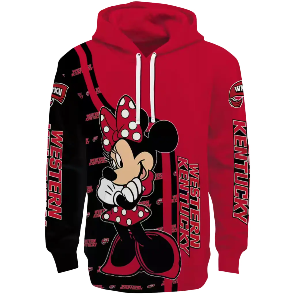 western kentucky hilltoppers minnie mouse red hoodie best selling western kentucky hilltoppers minnie mouse red hoodie best selling