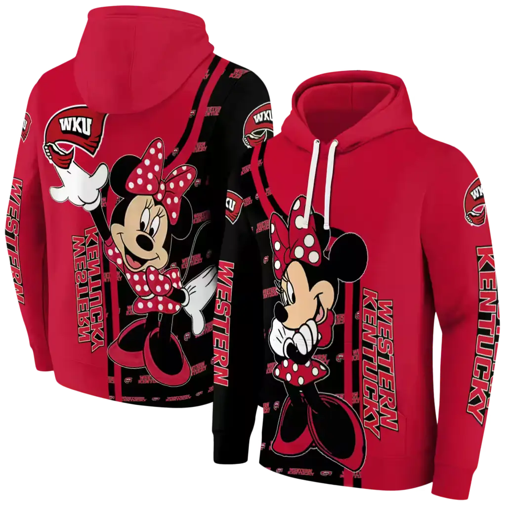 western kentucky hilltoppers minnie mouse red hoodie fashion forward western kentucky hilltoppers minnie mouse red hoodie fashion forward