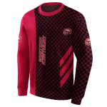 western kentucky hilltoppers monogram pattern red hoodie best selling