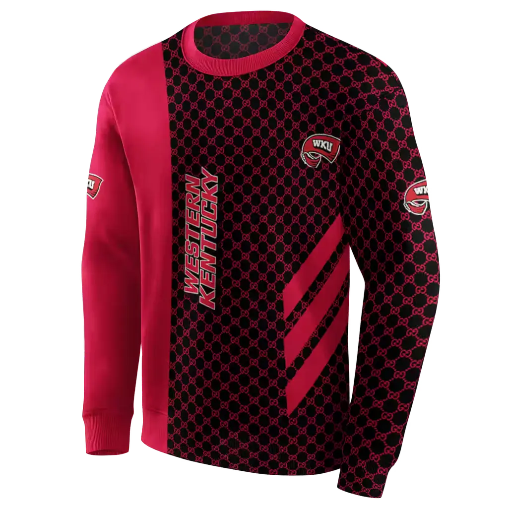 western kentucky hilltoppers monogram pattern red hoodie new arrival western kentucky hilltoppers monogram pattern red hoodie new arrival