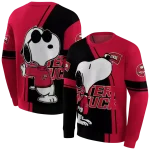 western kentucky hilltoppers playful snoopy red hoodie best selling