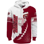 western kentucky hilltoppers triangular pattern red white hoodie best selling