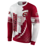 western kentucky hilltoppers triangular pattern red white hoodie best selling