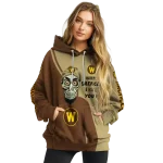 western michigan broncos achmed skull brown hoodie best selling