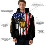 western michigan broncos american pride black hoodie best selling