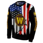 western michigan broncos american pride black hoodie best selling
