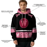 western michigan broncos awareness ribbon black pink hoodie best selling