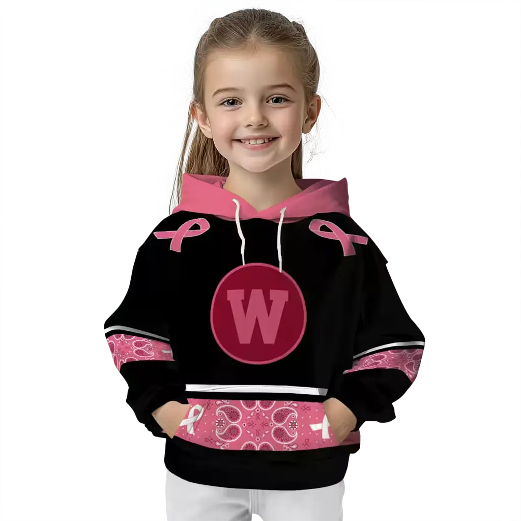 western michigan broncos awareness ribbon black pink hoodie top rated western michigan broncos awareness ribbon black pink hoodie top rated