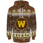 western michigan broncos christmas trees brown hoodie best selling