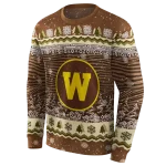 western michigan broncos christmas trees brown hoodie best selling