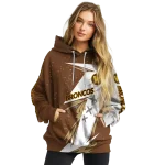 western michigan broncos dynamic slash brown white hoodie best selling