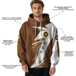western michigan broncos dynamic slash brown white hoodie best selling
