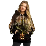 western michigan broncos halloween vibes brown black hoodie best selling