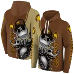 western michigan broncos jack skellington brown hoodie best selling