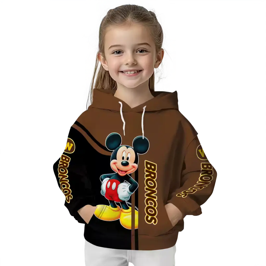 western michigan broncos mickey mouse brown black hoodie top rated western michigan broncos mickey mouse brown black hoodie top rated