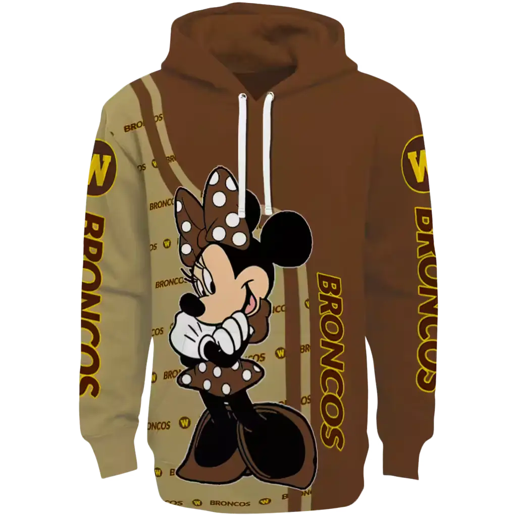 western michigan broncos minnie mouse brown hoodie best selling western michigan broncos minnie mouse brown hoodie best selling